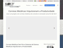 Tablet Screenshot of belttechnologies.com.br